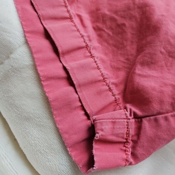 J Crew NY Mens Small, Drawstring Shorts Salmon  Twill 6" Inseam GUC Preppy Gym - Picture 9 of 9